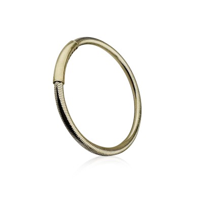 14K Gold Flexible Italian Bracelet - Thumbnail