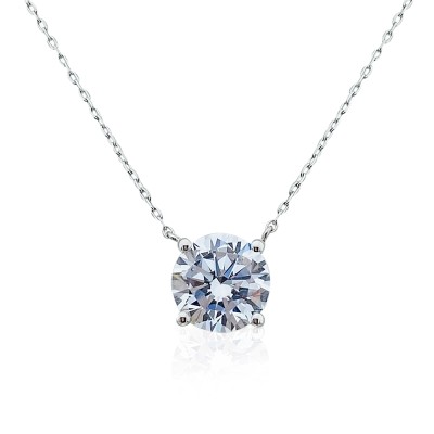 by Eda Çetin - 5 Carat Solitaire Necklace