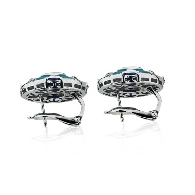 Art Deco Italian Earrings - Thumbnail