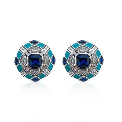 Art Deco Italian Earrings - Thumbnail