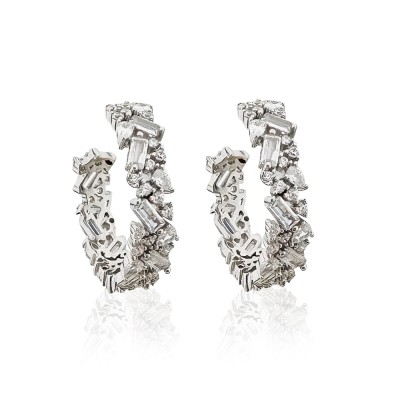 Barbara Hoop Earrings - Thumbnail