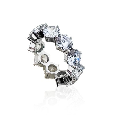 by Eda Çetin - Big Form Diamond Mounting Full Ring