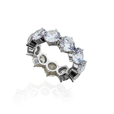 by Eda Çetin - Big Form Diamond Mounting Full Ring (1)