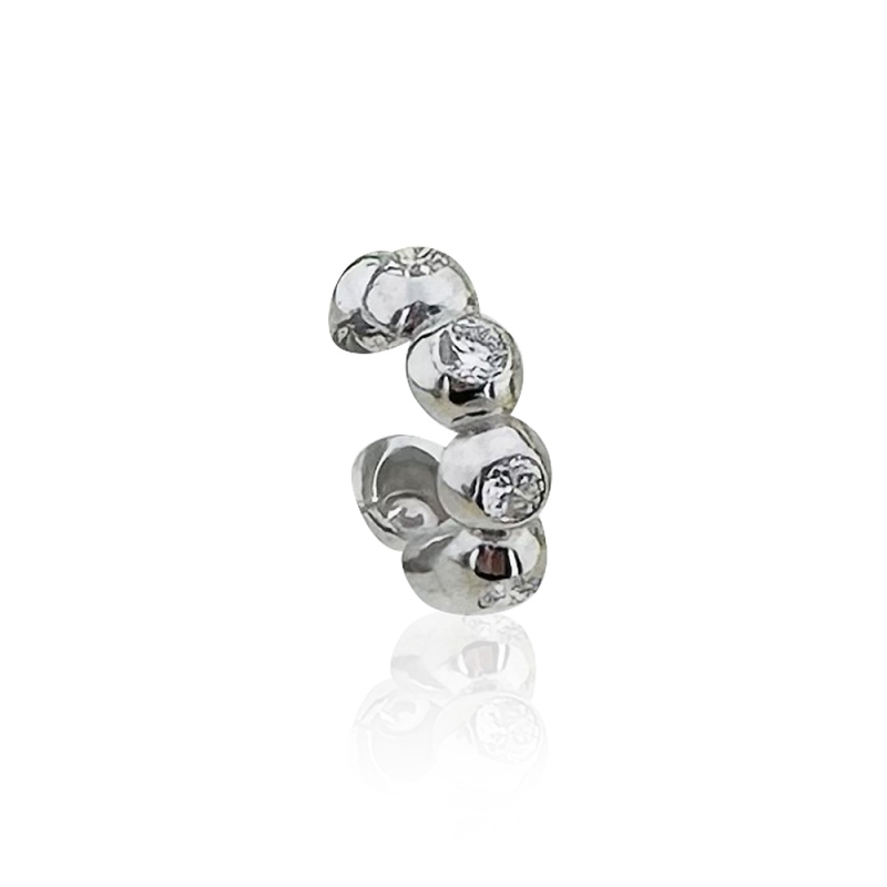 Bubble Stone Cartilage Earring