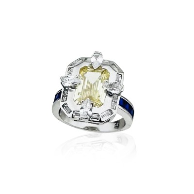 Champagne Rupy Ring - Thumbnail