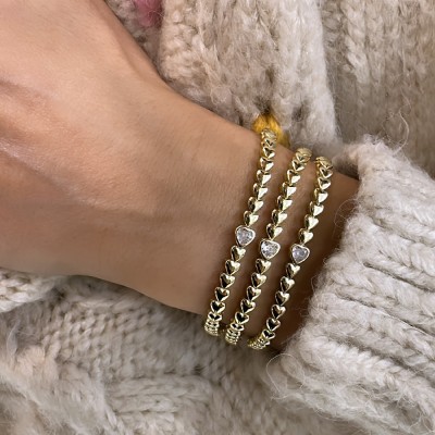 Chole Heart Bracelet - Thumbnail