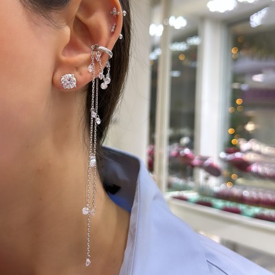 by Eda Çetin - Crystal Stone Cartilage Earring (1)