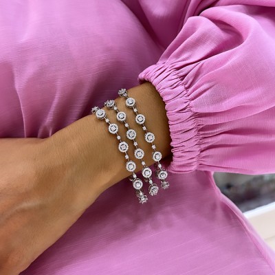  Diamond Mounted Bracelet - Thumbnail