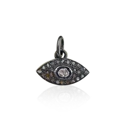 by Eda Çetin - Diamond Small Eye Pendant