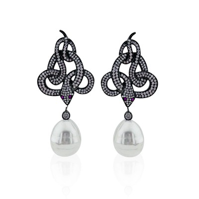 by Eda Çetin - Dora Snake Collection Earrings (1)