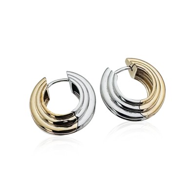 by Eda Çetin - Double Color Italian Hoop Earrings (1)