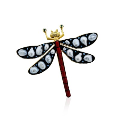 by Eda Çetin - Dragonfly Collection Brooch