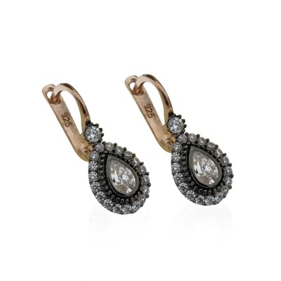 by Eda Çetin - Drop Diamond Mounting Earrings (1)