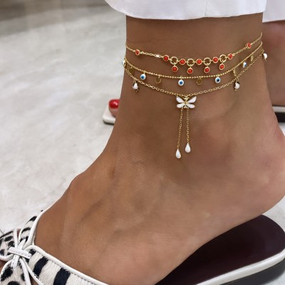 by Eda Çetin - Enamel Eyed Anklet (1)