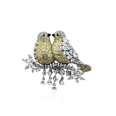 by Eda Çetin - Espin Bird Brooch