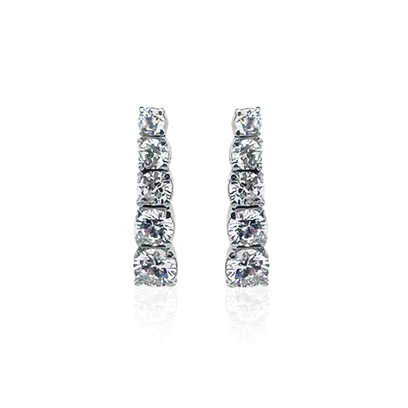 Filter Pendant Solitaire Earring