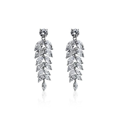 Filtered Marquise Earrings - Thumbnail