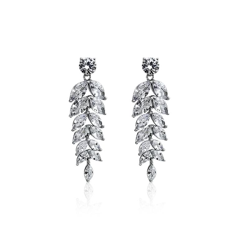 Filtered Marquise Earrings