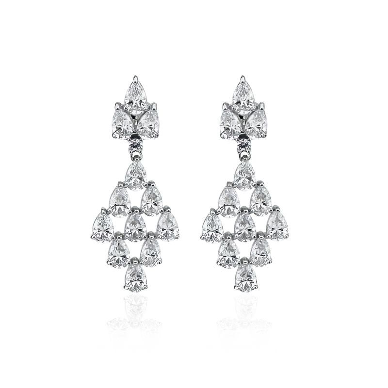 Fiona Drop Stone Earrings