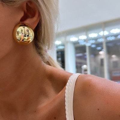 by Eda Çetin - Flora Round Earrings