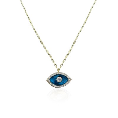 by Eda Çetin - Glass Eye Necklace - Small Size