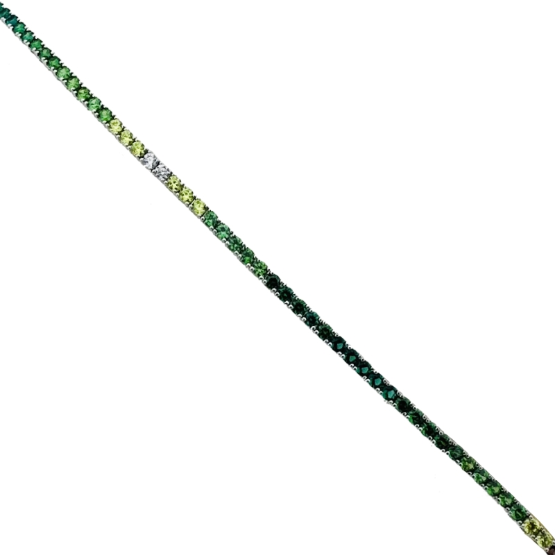 Green Shades Waterway Bracelet - 3 mm