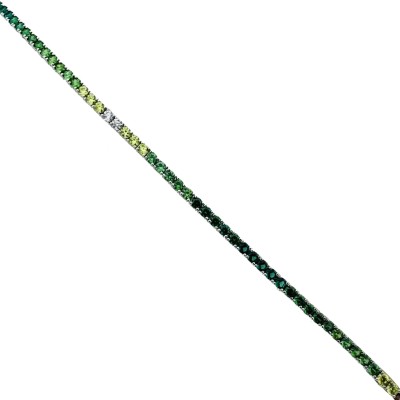 byEdaÇetin - Green Shades Waterway Bracelet - 3 mm