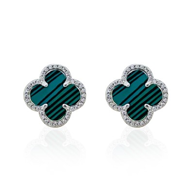 Italian Clover Earrings - Thumbnail