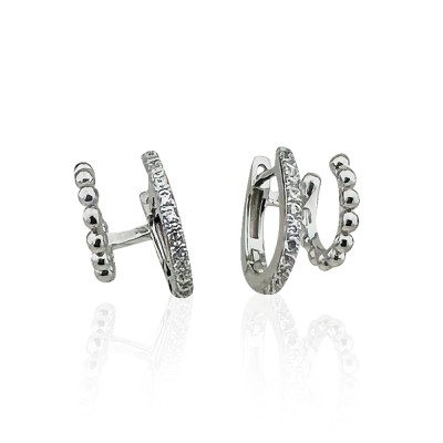 Italian Double Earrings - Thumbnail