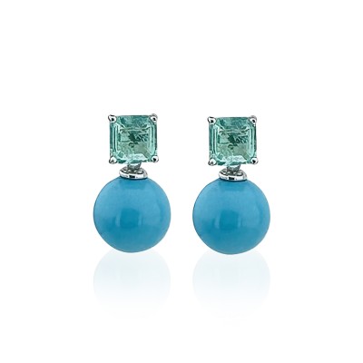 by Eda Çetin - Ivy Colored Ball Earrings