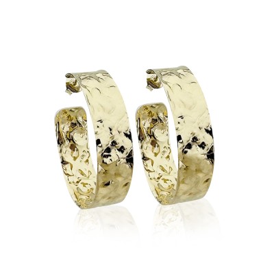 by Eda Çetin - Ivy Italian Hoop Earrings