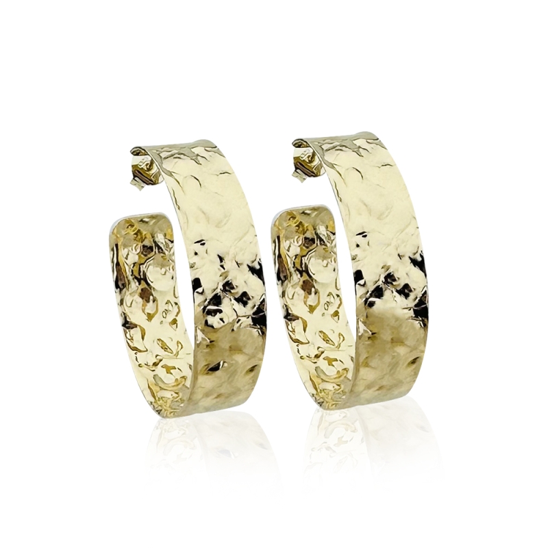 Ivy Italian Hoop Earrings