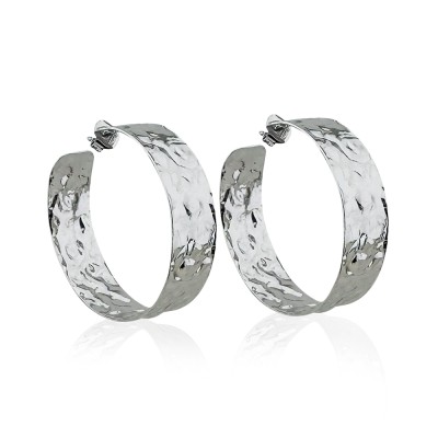 Ivy Italian Hoop Earrings - Thumbnail