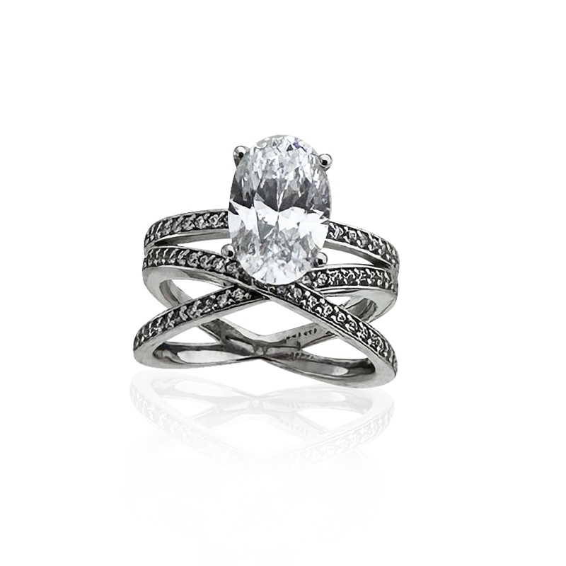 Ivy Row Oval Stone Ring