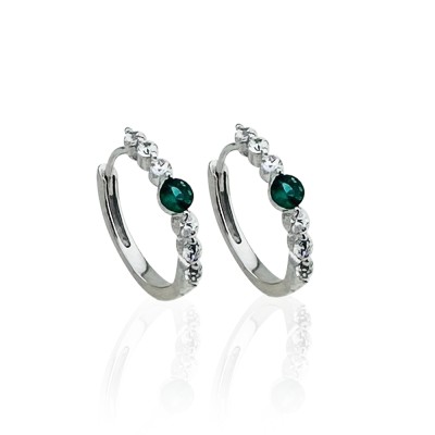 by Eda Çetin - Lia Stone Small Hoop Earrings