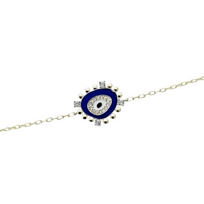 by Eda Çetin - Meis Enameled Evil Eye Bead Bracelet (1)