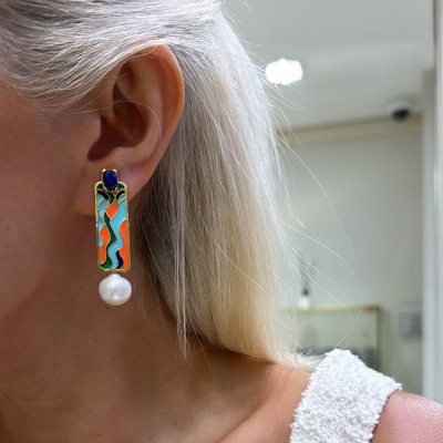 by Eda Çetin - Milena Collection Earrings