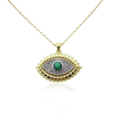 Milena Eye Necklace - Thumbnail