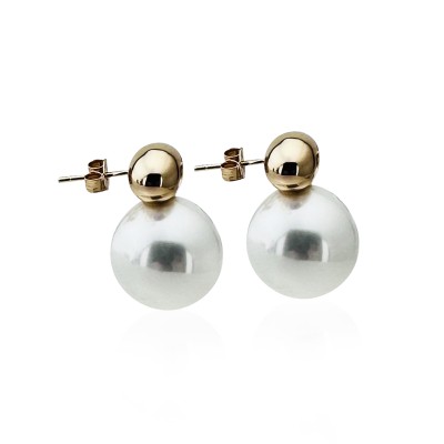 Monaco Italian Pearl Earrings - Thumbnail