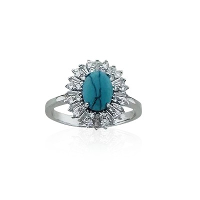 by Eda Çetin - Nostalgia Turquoise Ring