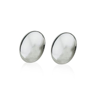 Oval Toffy Italian Earrings - Thumbnail