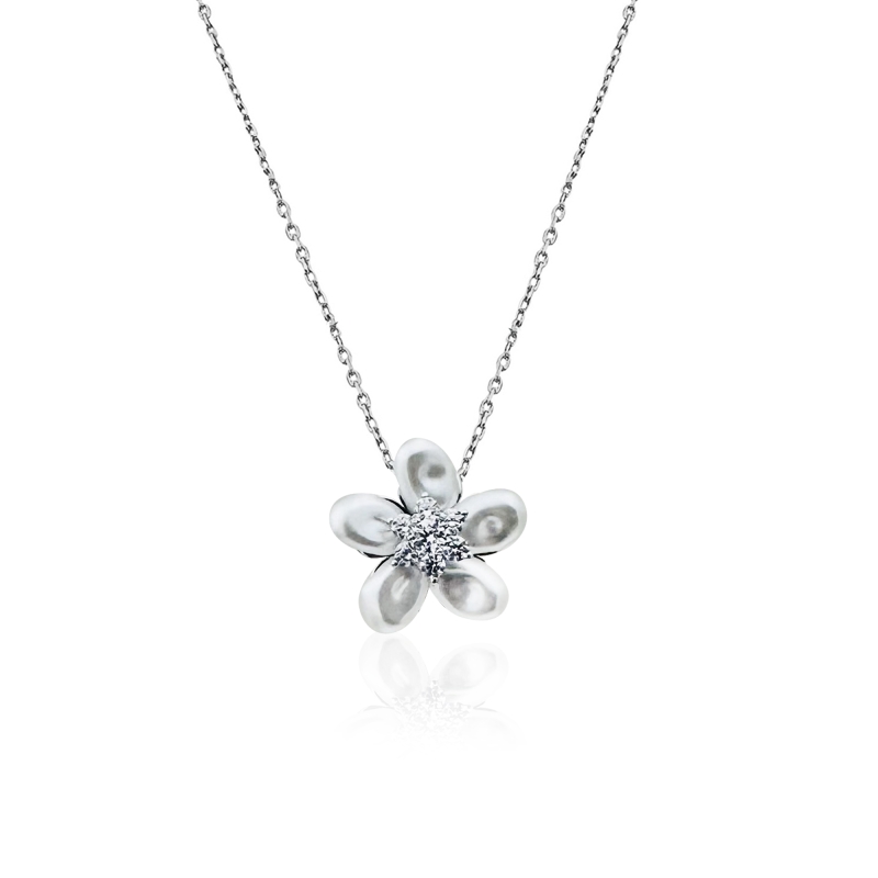 Pearl Flower Necklace