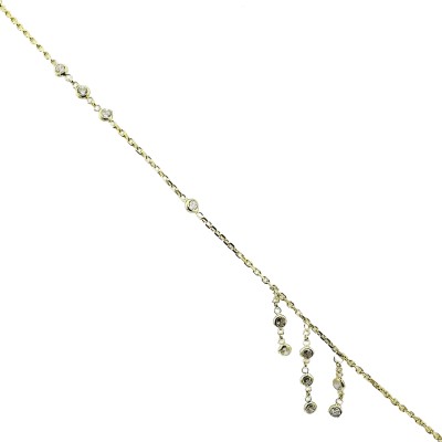 Pendant Stone Anklet - Thumbnail