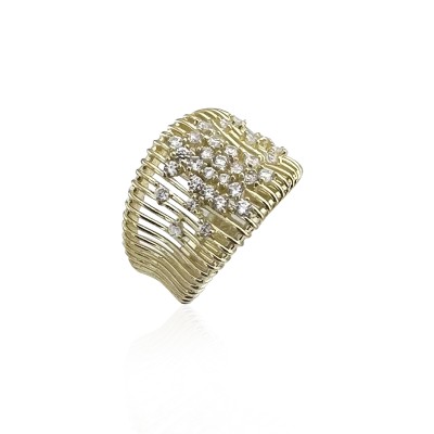 by Eda Çetin - Pure Selection Row Stone Ring