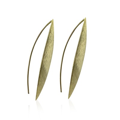 Ramses Long Plate Earrings - Thumbnail