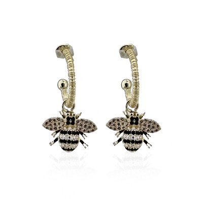 Rimi Ring Bee Earring - Thumbnail