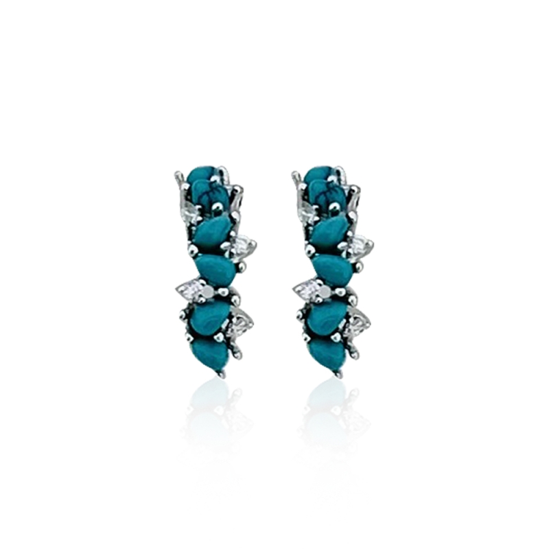 Rossa Mini Turquoise Earrings