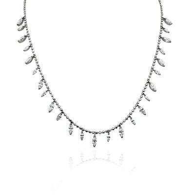 by Eda Çetin - Row Marquise Necklace Small Size