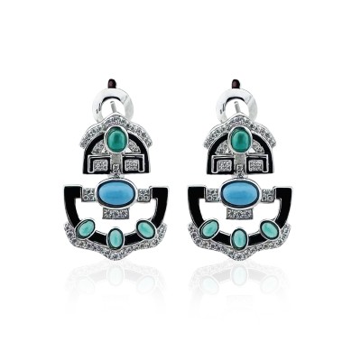 by Eda Çetin - Royal Italian Earrings