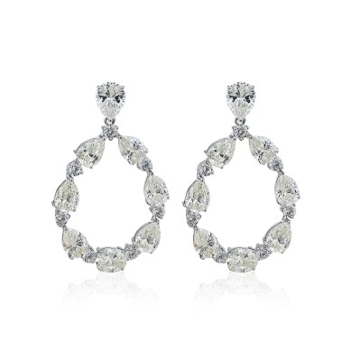 by Eda Çetin - Severn Moissanite Stone Earrings